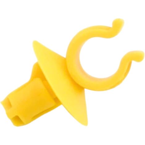 Clip plastique jaune pour le support du capot pour Citroen