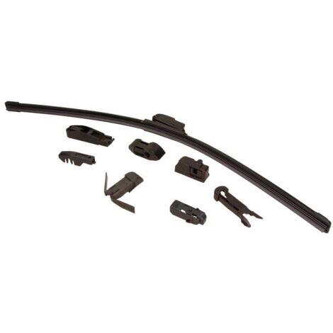 Balai d'essuie-glace Maxgear 600 mm/24 po, 1 pièce, sans joint, 8 adaptateurs = 13 fixations