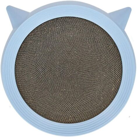 Arbre à chat, griffoir en carton ondulé, tapis de ponçage en carton résistant pour chats dodus, grand griffoir pour lit/salon, recyclé pour protéger les meubles, gamelle à griffer (1/5)