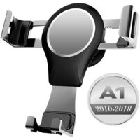 Support Téléphone pour A1 8X, Porte Telephone Facile à Installer 2010 2011 2012 2013 2014 2015 2016 2017 2018 Sportback Accessoire Gravity Auto Lock Stable Smartphone Support Phone Holder