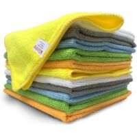 Serviettes de nettoyage en microfibres, essuie-tout de cuisine sans produits chimiques, pour nettoyer les vitres et les voitures