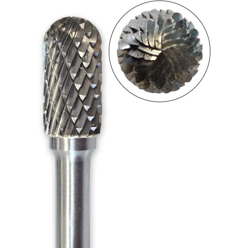 Fraise Rotative En Carbure De Tungstène YG8 - Forme Cône Pointu, Tige 6mm, Pour Métal Et Bois