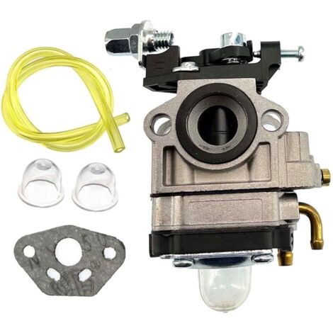 Kit Carburateur Pour Débroussailleuse Scheppach MFH3300-4P, Sunseeker SK-C33/SS Avec Tuyau,ML-11 TL23 TL26 TU26, 34 36F carburateur WYJ 138 WYK 186