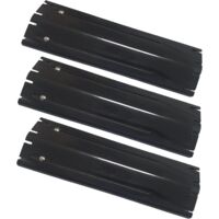 3 Diffuseur de chaleur, Réglable, Acier inoxydable 430, Céramique noir, Pour barbecue à gaz universel
