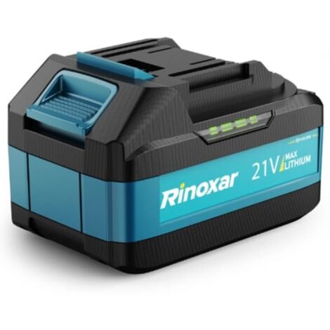 Rinoxar 2 Batterie al Litio-Ion 18V/5200mAh con Caricabatterie Incluso