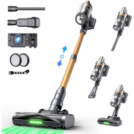 Aspirapolvere Senza Fili Ultra Potente - 65 kPa, 650W, 75 min, 1,6L, Tubo Telescopico, Display LED Intelligent (1/5)