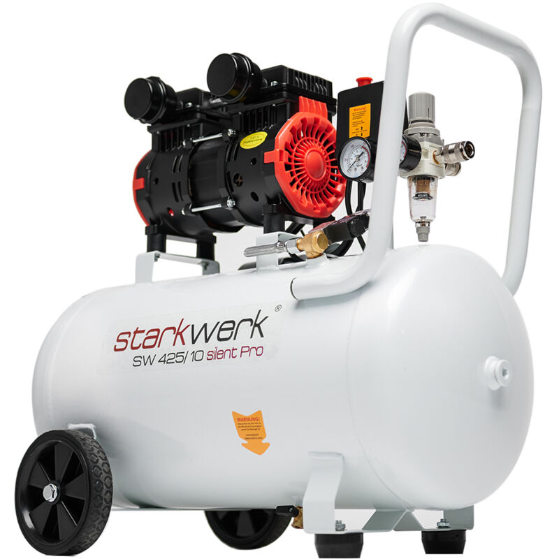 VEVOR 49L Flüsterkompressor 2HP ölfrei – 8 Bar, 4 SCFM@90PSI, ≤63 DB, 230V – Für Reifen, Malerei & Werkstatt