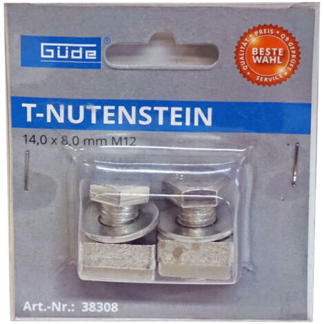 Güde T-Nutensteine groß Nutensteine 2 Stück M12