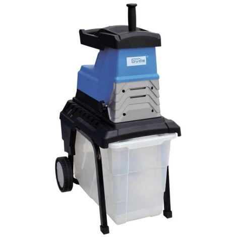 Güde Elektro Gartenhäcksler GH2800 2800W Leisehäcksler Walzenhäcksler Fangkorb