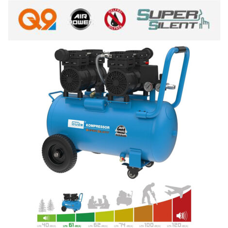 Güde Kompressor Airpower 275/8/50 SILENT ölfrei 230V 50L Kolbenkompressor (1/6)