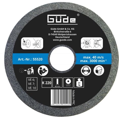 Schleifscheibe 200x40x20 mm K220