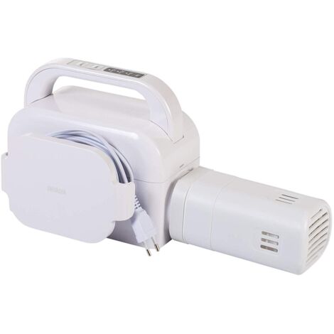 Woozoo, Chauffe-couverture électrique et sécheuse 2-en-1, 490W, Tuyau extensible, 3 réglages de minuterie, Pour literie, couverture - Bed Warmer BW-C1 - Blanc