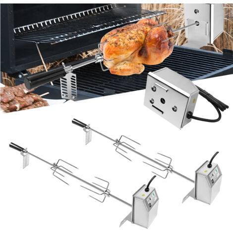 AUFUN Set de brochettes avec 2 pinces à viande