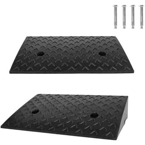 AUFUN Rampe de Trottoir en Caoutchouc 11 cm de Haut (1/5)