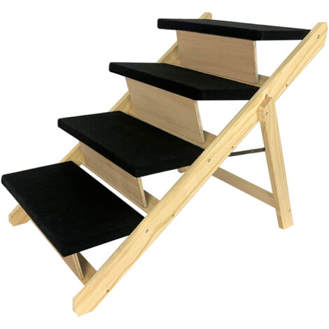 AUFUN 2 en 1 Rampe pour chiens pour animaux domestiques Escalier antidérapant jusqu'à 80 kg (1/5)