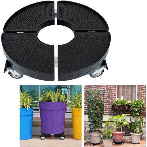 AUFUN Porte Plante a roulettes (1/5)
