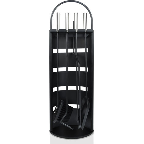 AUFUN ensemble de cheminée en acier inoxydable 5 pièces ensemble d'accessoires (1/5)