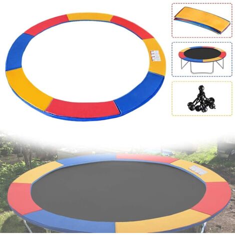Coussin de protection pour trampoline Ø 305 cm Bâche pour Trampoline Housse de protection Housse imperméable trampoline Accessoires, Couleur HENGMEI