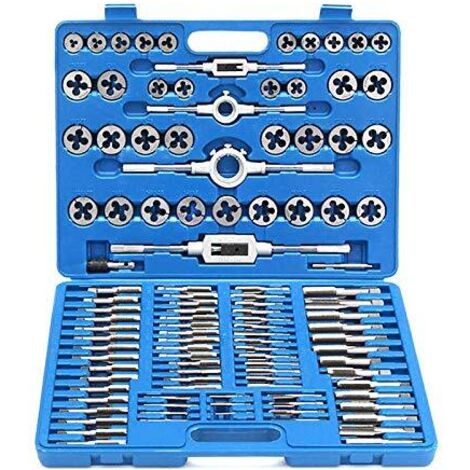 Taraud Kit de taraudage 110 pièces Kit de taraudage Taraudage Foret Set d'outils (110 pièces) NAIZY