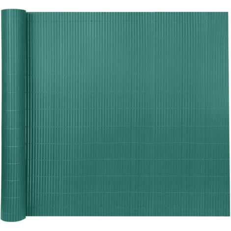 Brise-vue en PVC 180x500cm Clôture d'intimité Protection de Visibilité avec Attaches de Câble Résistant UV et aux intempéries - Vert NAIZY