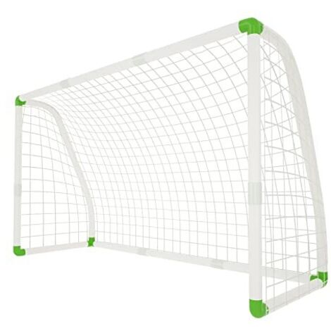 Naizy – But de football portable 245 x 155 cm – Tubes en PVC revêtus – Filet HDPE stabilisé UV – Montage rapide – Pour extérieur, parc ou plage