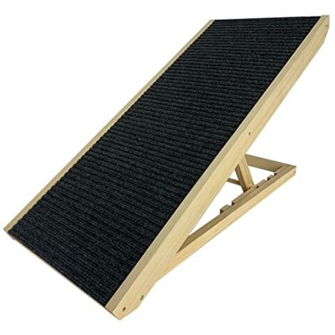 Rampe pour chiens 60cm Rampe pour petits chiens et chats Hauteur réglable de 30cm à 60cm Rampe pour chats Réglable Antidérapante Type A NAIZY (1/5)