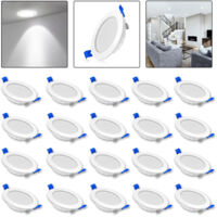AUFUN 20x5W Led encastré plat encastré spots LED encastrés