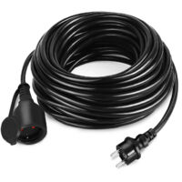 AUFUN Câble d'extension 20m avec capuchon de protection extérieur