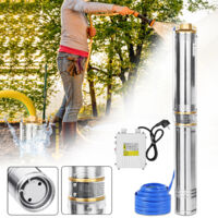 AUFUN 1100 W Pompe Immergée Pompe de Puits Profond avec débit de 4000 l/h