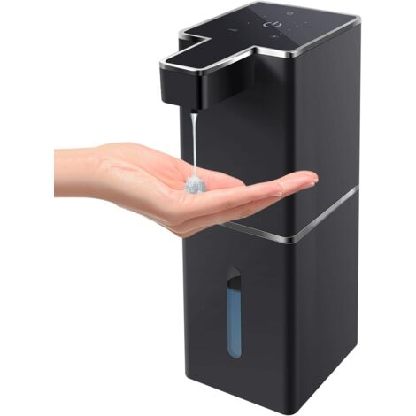 Automatischer Flüssigseifenspender, berührungslos, 380 ml, nachfüllbar, Wandmontage, 4-stufig einstellbare Pumpe für Badezimmer, Küche, Geschirrspülen (1/5)