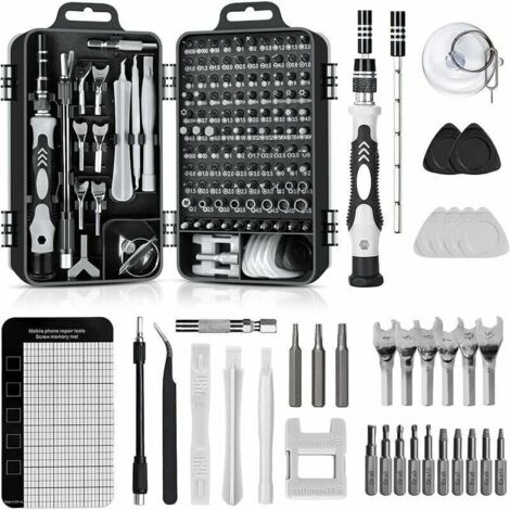 138-in-1-Mini-Schraubendreher-Set, Präzisionswerkzeug-Set, kleine Box, Torx-Schraubendreher, Computer-Laptop-Demontage für MacBook, iPhone, Reparatur, Brillen, Heimwerken, Uhren, Smartphones (1/4)