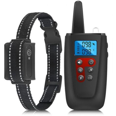 Hundetrainingshalsband – 2 in 1 – 1000 Meter – Anti-Bell-Halsband mit Fernempfänger – IP67 wasserdicht – wiederaufladbar (1/4)