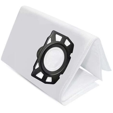 10er-Pack Staubsaugerbeutel für Kärcher WD4, WD5, WD6, MV4, MV5, MV6 – 5-lagige Mikrofaser, hohe Filtration 99,99 %, strapazierfähige Vliesbeutel, kompatibel mit Kärcher Multifunktionsstaubsaugern (1/4)