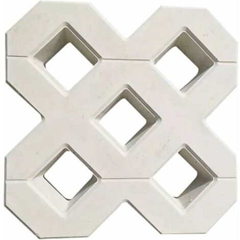 Pflasterform, Betonplattenform, DIY quadratischer Gartenweg, Beton, Kunststoff, Pflasterstein, Propylen, Pflasterform, Gehweg, Gartengebäude, Zubehör, Betonform (40 x 40 cm) (1/4)