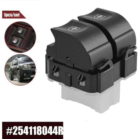 Fensterheberschalter, leichter, robuster ABS-Fensterheberschalter 254118044R, Ersatz für CLIO MK 4 2013 2017 (1/4)