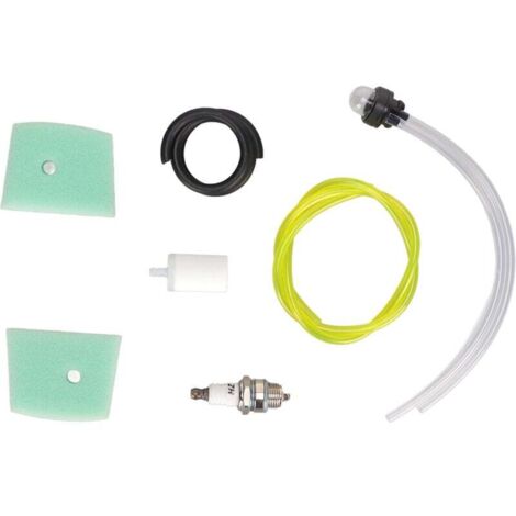 Kraftstoff-Luftfilter, 530047721 Luftfilter mit Zündkerzen-Primerbirne, Ersatzzubehör für Husqvarna 123L 322C Kettensäge (1/4)