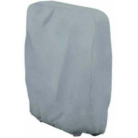 Draht-Regalabdeckung Aus 210D Oxford-Gewebe – 121,9×61×182,9 Cm, Mit Reißverschluss & Klebebefestigung, Staubdicht