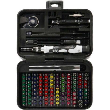 132-in-1 Präzisionsschraubendreher-Set, XU, Tragbares Set, Magnetische Reparaturwerkzeuge für Smartphones, Computer, Tablets, Brillen, Uhren und kleine Haushaltsgeräte - KZQ (1/4)