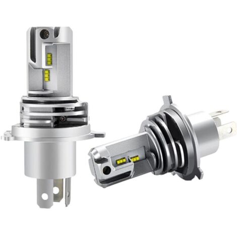 ultradünne LED-Autoscheinwerfer, Einzelbirne, Leistung 55 W, 12 V, 6000 Lumen, 6000 K Farbtemperatur, Luftfahrt-Aluminium-Material, Weiß (1/4)
