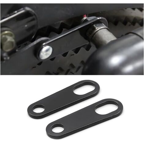 Sollbry 2-teilige Motorrad-Heckblinker-Verlagerungshalterung, Motorrad-Blinkerlampen-Montagehalterung, universelle Blinkerhalterungen für Modifikationsmotorräder (Schwarz/6,8 cm) (1/4)