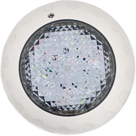 Hochleistungs-LED-Poolbeleuchtung mit ferngesteuertem RGB-Farbwechsel, IP68 wasserdicht mit 108 LEDs, in den Boden eingelassene Unterwasserbeleuchtung für Schwimmbad, Teich, Badewanne, (weiß 1 Stück)