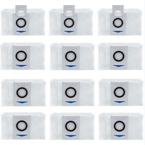 12er Pack Staubsaugerbeutel Zubehör für Ecovacs Deebot X1 Omni / X1 e Omni, Staubsauger Ersatzzubehör Staubbeutel (1/4)