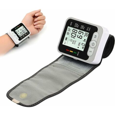 Handgelenk-Tensiometer, professionelles digitales Blutdruckmessgerät für zu Hause, portabel und präzise