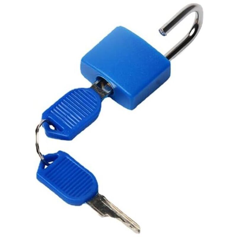 3 Lucchetti Piccoli In Ottone 20mm Con 9 Chiavi: Per Armadietti Palestra, Bagagli, Cassette E Valigie