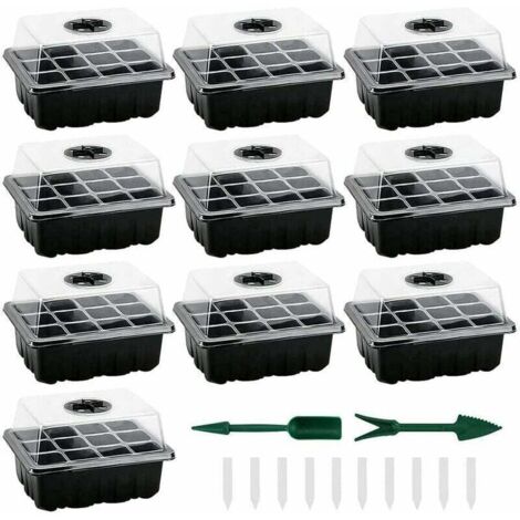 12 Sottovasi Rotondi In Plastica Nera Per Piante, 3 Misure (15,2/20,3/25,4 Cm), Con Bordo Ondulato - 2