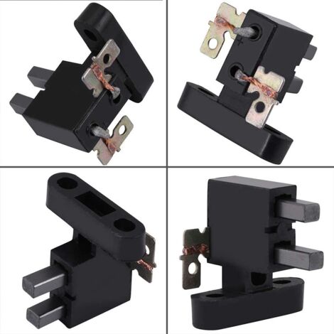YAMAKATO Gruppo Spazzole Di Carbone Per Generatore 2kw (2 Pezzi) – Compatibile Con Generatori Clone Honda, Parte 31295-Z30-000, 31295-ZR6-T61. Dimensioni: Diametro Foro 6mm, Interasse 26mm. Ricambio OEM Qualità.