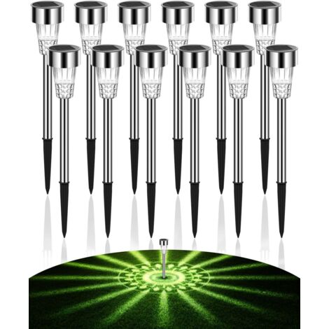 Luci Solari Esterne AOSEA A Forma Di Lucciola, 4 Pezzi, Impermeabili IP67, Ondeggiano Al Vento Per Decorare Giardino E Vialetto, Luce Calda - 2