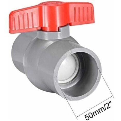 VALVOLA A SFERA A COMPRESSIONE 50 mm PER TUBO POLIETILENE