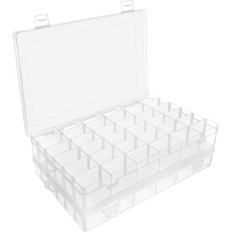 Scatola portaoggetti in plastica per il bagno con 4 cassetti, contenitore per cosmetici o accessori da ufficio, trasparente | Leroy Merlin