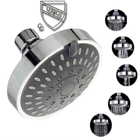 R230627 Soffione Doccia A Pioggia Regolabile Ad Alta Pressione Ugello Spray Da Bagno Portatile Da 8 Pollici Accessorio Da Bagno A Risparmio Idrico Da 15,77 € | DHgate